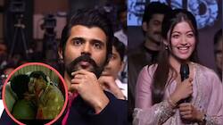 ராஷ்மிகா மந்தனாவிற்கு பப்ளிக்காக முத்தம் கொடுத்த விஜய் தேவரகொண்டா! வைரல் வீடியோ