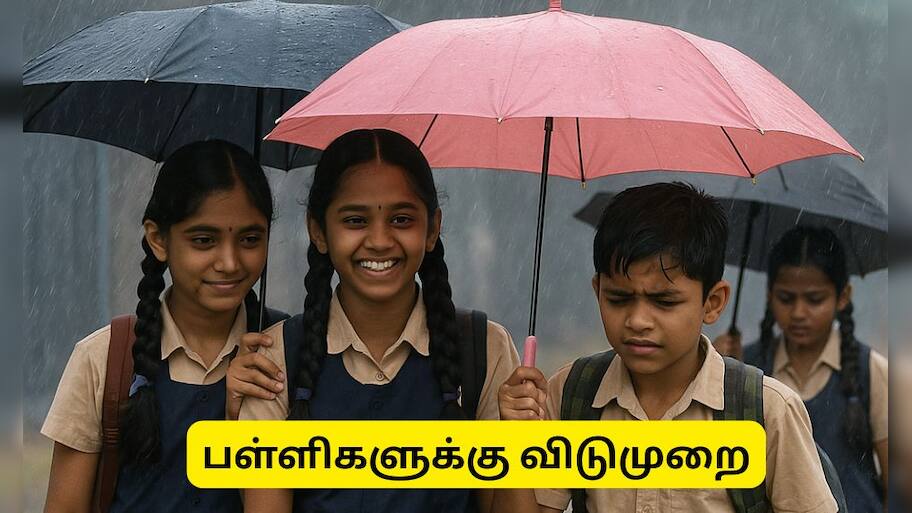 கனமழை! பள்ளி, கல்லூரிகளுக்கு விடுமுறை அறிவிப்பு - முழு விவரம்