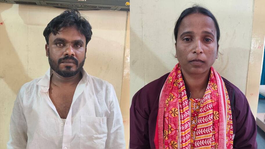ஓசூர் அருகே ரியல் எஸ்டேட் அதிபர் கடத்தல்: பெண் உட்பட இருவர் கைது