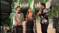 புதுமண ஜோடிக்கு தோனி கொடுத்த டிப்ஸ் என்ன தெரியுமா? - Viral Video