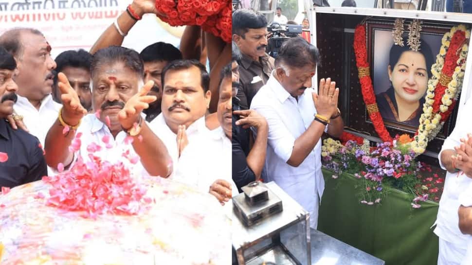 அமித்ஷாவை சந்தித்தது ஏன்...? ஜெயலலிதா நினைவிடத்தில் ஓபிஎஸ் பளீச்!