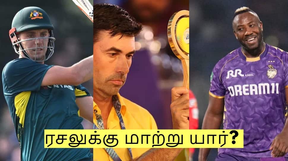 KKR: ரசலுக்கு மாற்று யார்? இடத்தை பிடிக்க தயாராகும் 3 அதிரடி வீரர்கள்!