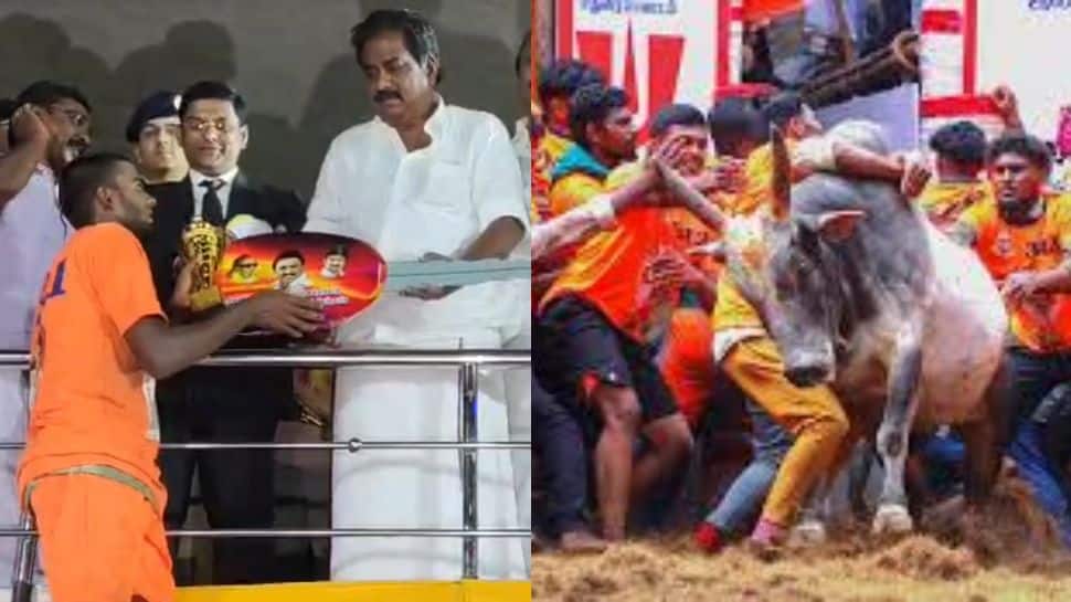 பாலமேடு ஜல்லிக்கட்டு: முதல் பரிசை தட்டித்தூக்கிய அஜித்.. 16 காளைகளை அடக்கி அசத்தல்!