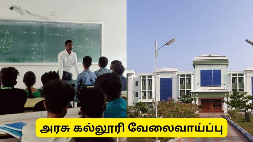 அரசு கல்லூரியில் பணியாற்ற விருப்பமா? 48 மணி நேரத்துக்குள் விண்ணப்பிக்கவும்