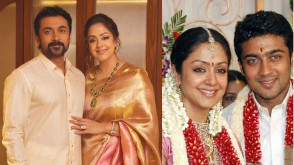 சூர்யா-ஜோதிகா லவ் ஆரம்பிக்க காரணமே..‘இந்த’ பிரபல நடிகைதான்! யார் தெரியுமா? சிவகுமார் சொன்னது..