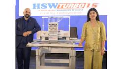 HSW நிறுவனத்தின் புதிய எம்பிராய்டரி மெஷின்கள் அறிமுகம்: நடிகை பிரணிதா வெளியிட்டார்