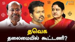 ராமதாஸ் - சசிகலா கூட்டணியில்.. விஜய் சேர்ந்தால் என்னவாகும்? - உருவாகுமா தவெக கூட்டணி