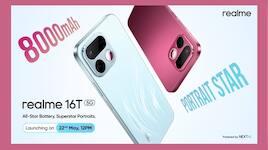 Realme 16T மே 22 இந்தியாவில் அறிமுகம்: இதன் 8000mAh பேட்டரிக்காகவே இதை வாங்கலாம்... 