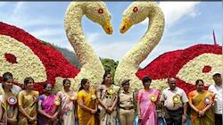 உதகை மலர் கண்காட்சி: மாவட்ட ஆட்சியர் லட்சிமி பவ்யா தண்ணீரு தொடங்கி வைத்தார்