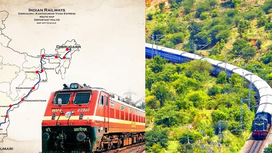  3 நாட்களில் 12 மாநிலங்களா? இந்தியாவின் மிக நீண்ட ரயில் பயணம் - முழு விவரங்கள் இதோ.!