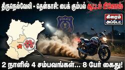 நெல்லை, தென்காசியை உலுக்கிய 4 சம்பவங்கள்.. ஆட்டம் காட்டிய 'பைக் கும்பல்' சிக்கியது எப்படி?