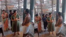 பதினெட்டாம்படி கருப்பனை தரிசனம் செய்த சின்மயி! குழந்தையுடன் வருகை..