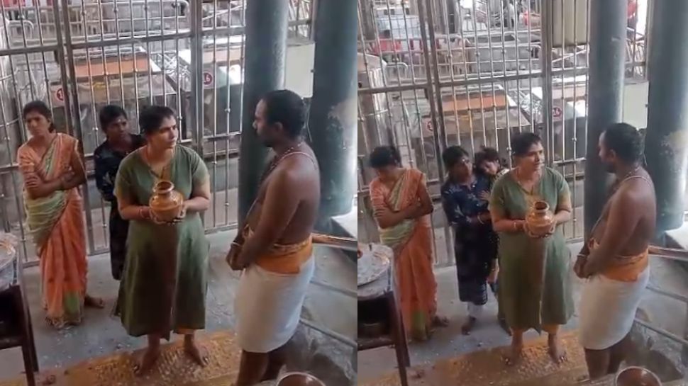 பதினெட்டாம்படி கருப்பனை தரிசனம் செய்த சின்மயி! குழந்தையுடன் வருகை.. பதினெட்டாம்படி கருப்பனை தரிசனம் செய்த சின்மயி! குழந்தையுடன் வருகை..