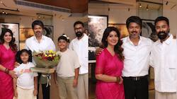 குழந்தைகளுடன் விஜய்யை சந்தித்த சினேகா - பிரசன்னா! வைரலாகும் போட்டோஸ்..