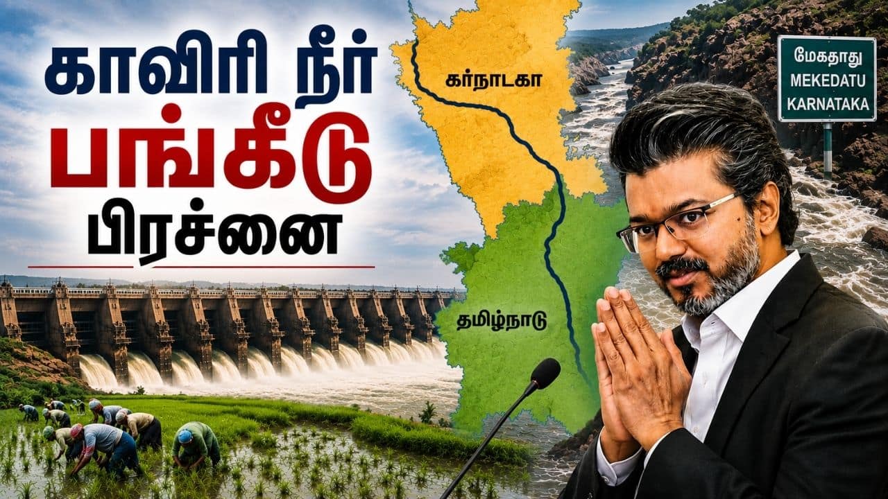 காவிரி பிரச்னை: முதல்வர் விஜய் கர்நாடகா செல்ல எதிர்ப்பு