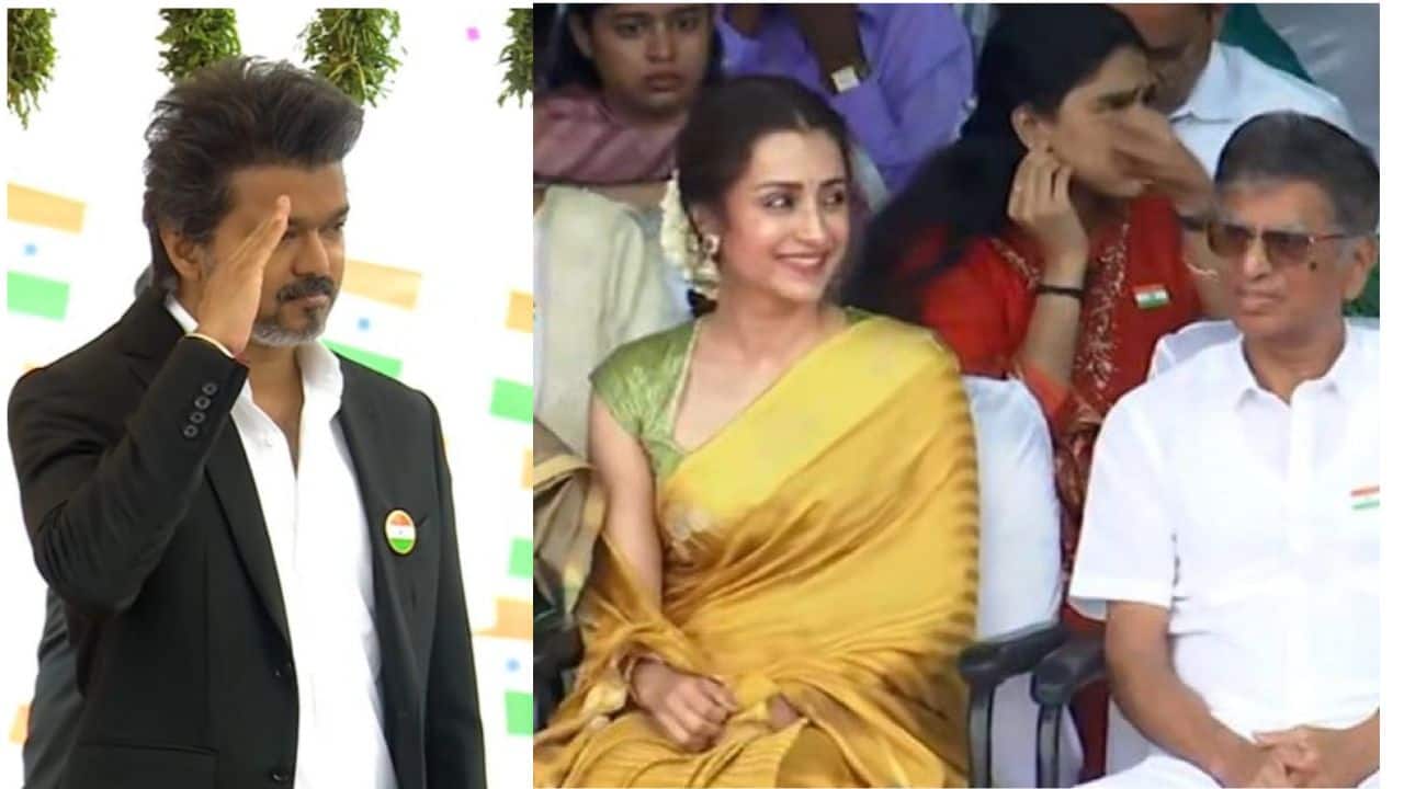சுதந்திர தினவிழாவில் த்ரிஷா விஜய் குடும்பத்துடன் வைரல்