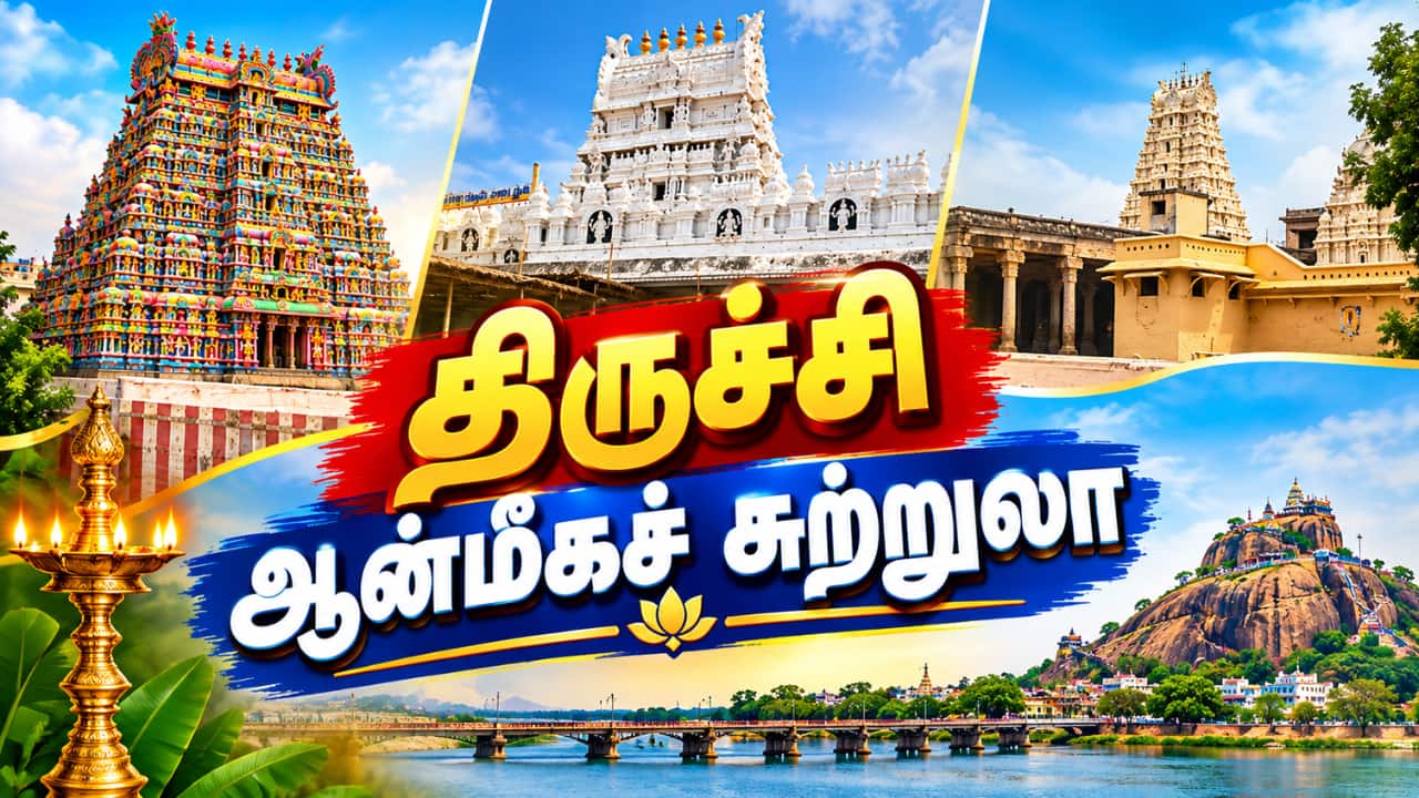திருச்சியில் 5 பெருமாள் கோவில்களுக்கு ஒரு நாள் ஆன்மீக சுற்றுலா