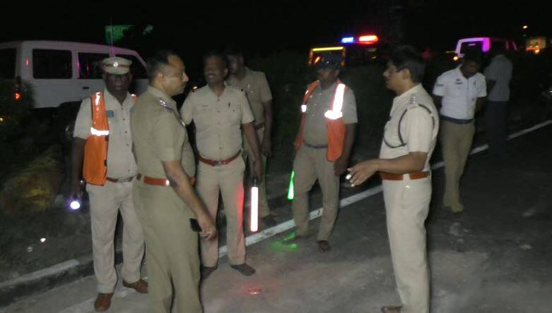 rasipuram highway accident police officers death, காவலர்கள் பலி,விபத்து 