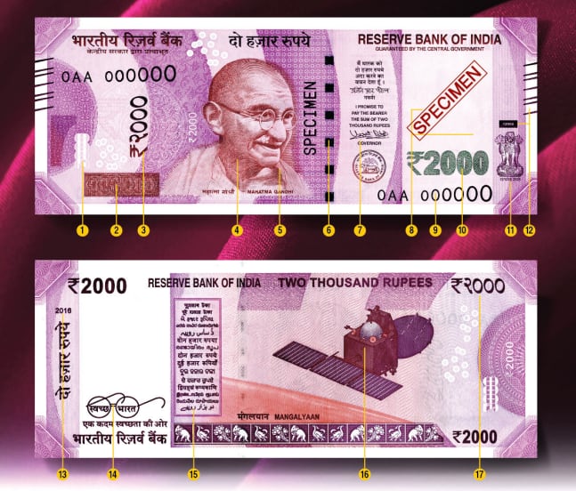 2000 Rupee Note