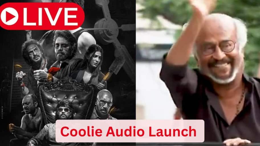 Coolie Audio Launch : கூலி இசை வெளியீட்டு விழா லைவ் அப்டேட்ஸ்! ரஜினி சரவெடி பேச்சு..