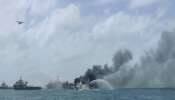 ICG on Colombo Ship fire: தணிந்தது தீ, எண்ணெய் கசிவு இல்லை 