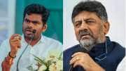கர்நாடகா துணை முதலமைச்சர் தமிழ்நாட்டுக்கு வரவே கூடாது - அண்ணாமலை எச்சரிக்கை
