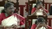 பிறந்தநாளில் தேம்பி தேம்பி அழுத திரௌபதி முர்மு! காரணம் என்ன? வைரலாகும் வீடியோ..