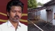 ஷாக்கில் விஜய்.. தவெக அலுவலகத்திற்கு தீ வைத்து எரிப்பு.. திருச்சியில் நடந்த சம்பவம்
