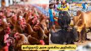 ஆடு, மாடு, கோழிகளை வளர்க்கிறீர்களா? தமிழ்நாடு அரசின் முக்கிய அறிவிப்பு
