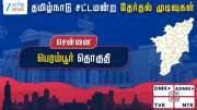 பெரம்பூர் தேர்தல் முடிவு 2026: தவெக தலைவர் விஜய் மாபெரும் வெற்றி.. தோல்வியில் திமுக