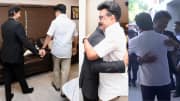 விஜய்யின் கைபிடித்த ஸ்டாலின்... கட்டிப்பிடித்த உதய்... ஆழ்வார்பேட்டையில் கூல் சந்திப்பு