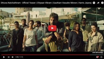 வெளியானது விக்ரமின் 'துருவ நட்சத்திரம்' படத்தின் மாஸ் டீசர்!