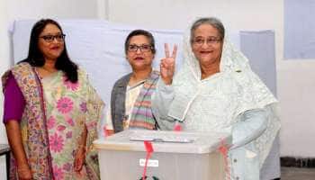 வங்காளதேச PM-ஆக ஹசீனா; 298 தொகுதிகளில் 287 தொகுதியில் வெற்றி...