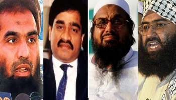 UAPA சட்டத்தின் கீழ் மசூத், ஹபீஸ், தாவூத், லக்வி பயங்கரவாதிகள் என அறிவிப்பு