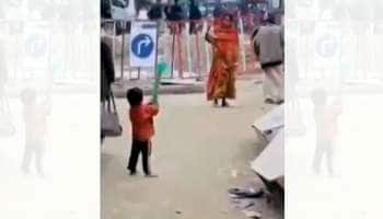 Video: விராட் கோலி, ரோகித்தை மிஞ்சிய சிறுவனின் பேட்டிங் திறமை!