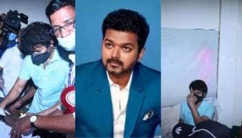 சைக்கிளில் வந்து வாக்களித்த சர்கார்: Vote போட்ட Vijay-யின் வைரல் pics!!