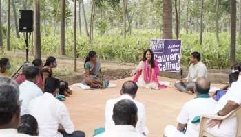 காவேரி கூக்குரல் இயக்கத்தால் வருமானமும், விளைச்சலும் அதிகரித்துள்ளது:  ஜூஹி சாவ்லா பெருமிதம்