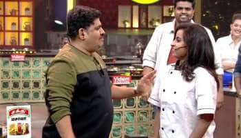  ’கோமாளி டூ குக்’ சிவாங்கி என்டிரிக்கு அனல் பறந்த செட்: புகழ் ரியாக்ஷன்