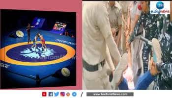 மல்யுத்த வீரர்களை கைதான சம்பவம்: உலக மல்யுத்த கூட்டமைப்பு கண்டனம்!  