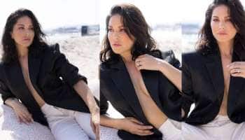 Sunny Leone: கருப்பு கோட்டில் ‘பாஸ் லேடியாக’ காட்சியளிக்கும் கவர்ச்சி கன்னி சன்னி லியோன்..!