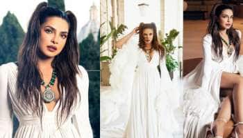 Priyanka Chopra: குழந்தை போல இரட்டை குதிரைவால் போட்டு போஸ் கொடுக்கும் பிரியங்கா..!
