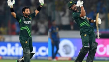 345 ரன்களை அசாலட்டாக அடித்த பாகிஸ்தான்... உலக சாதனை சேஸிங் - இதுதான் உலகக் கோப்பை!!!