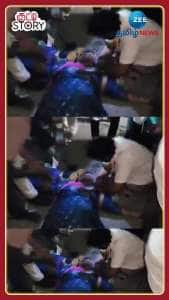 Tirupati Temple Stampede: Video of People trying to revive woman