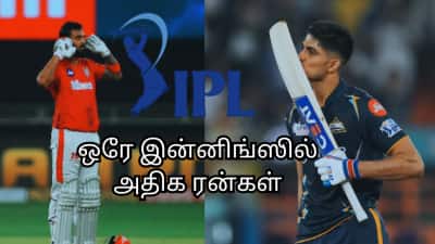 ஐபிஎல் வரலாற்றில்... ஒரே இன்னிங்ஸில் அதிக ரன்கள் அடித்த 8 பேட்டர்கள்... யார் முதலிடம் தெரியுமா?