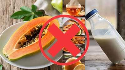 பப்பாளி பழத்துடன் சேர்த்து சாப்பிடக்கூடாத 6 பொருட்கள்! 