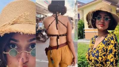 வெளிநாட்டில் சம்மர் ஸ்டைலில் பிக் பாஸ் ஓவியா – கிளாமர் போஸ் வைரல்! 