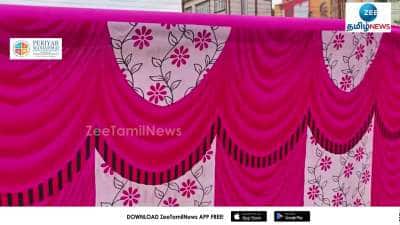 Colourful screens to hide garbage and sewage streams in Madurai Roadshow