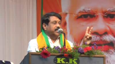 &#039;பாஜக ஆட்சி அமைக்க இது சரியான நேரமில்லை...&#039; நயினார் நாகேந்திரன் மதுரையில் பேச்சு!