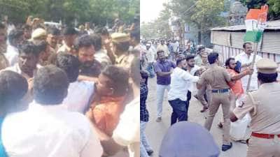 திண்டுக்கல்லில் மார்க்சிஸ்ட் - இந்து முன்னணி மோதல்.. பாஜக தலைவரின் மண்டை உடைந்தது!
