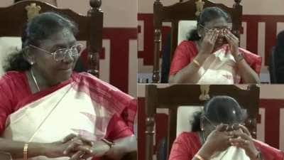 பிறந்தநாளில் தேம்பி தேம்பி அழுத திரௌபதி முர்மு! காரணம் என்ன? வைரலாகும் வீடியோ..